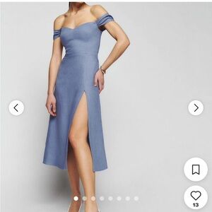 Reformation Bridgton Linen Dress